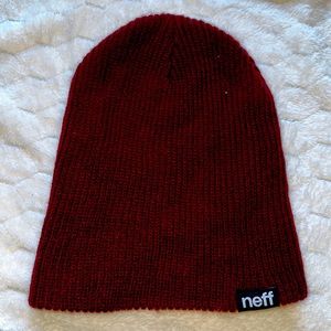 New Maroon Neff hat